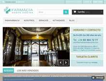 Tablet Screenshot of farmaciacostacodina.com
